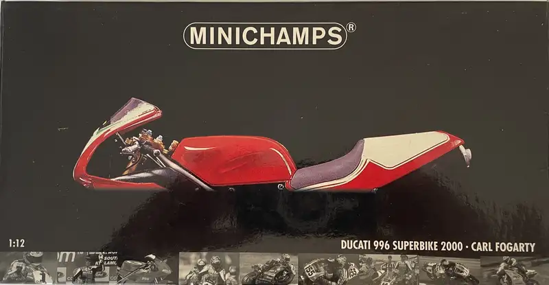 A Collection of 10 1:12th Scale Racing Bikes Signed by Their-For Sale