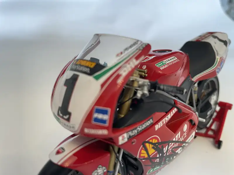 A Collection of 10 1:12th Scale Racing Bikes Signed by Their-For Sale