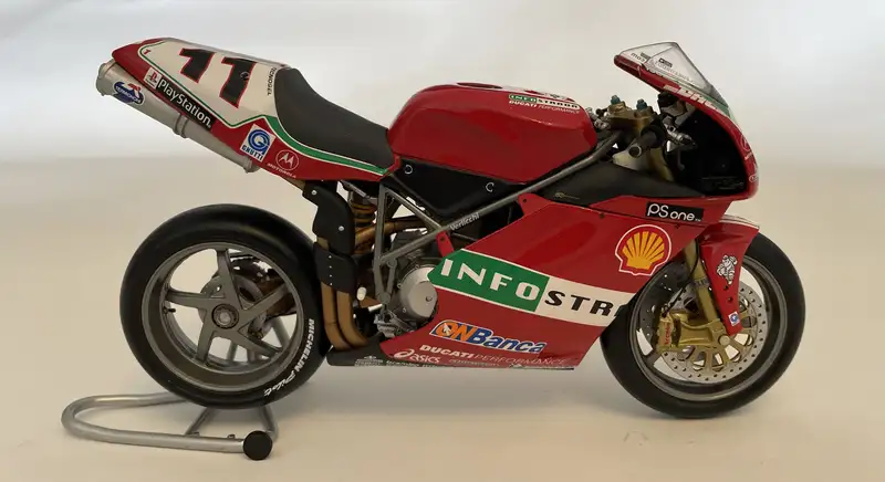 A Collection of 10 1:12th Scale Racing Bikes Signed by Their-For Sale