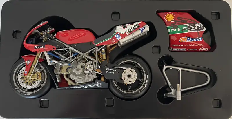 A Collection of 10 1:12th Scale Racing Bikes Signed by Their-For Sale