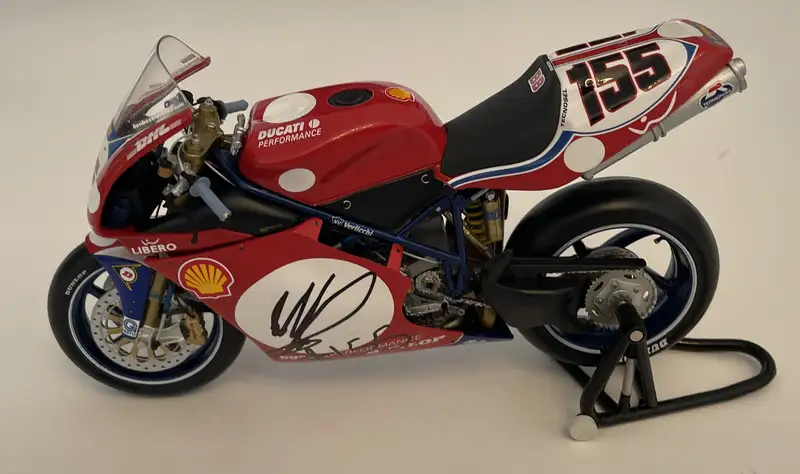 A Collection of 10 1:12th Scale Racing Bikes Signed by Their-For Sale