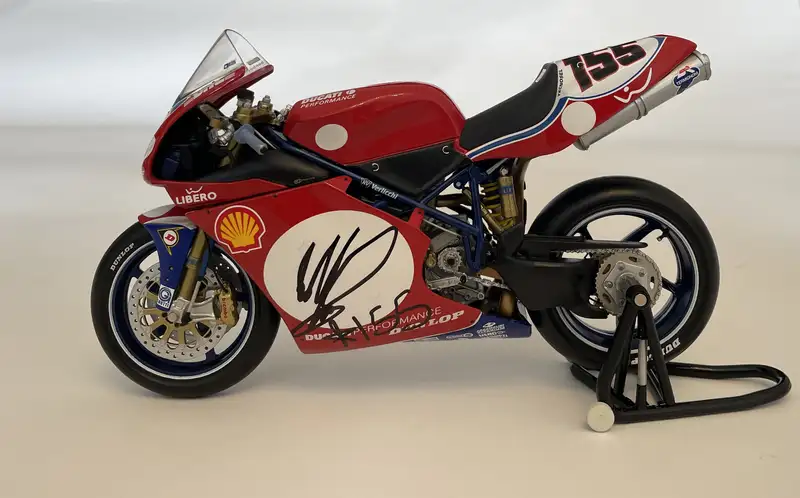 A Collection of 10 1:12th Scale Racing Bikes Signed by Their-For Sale