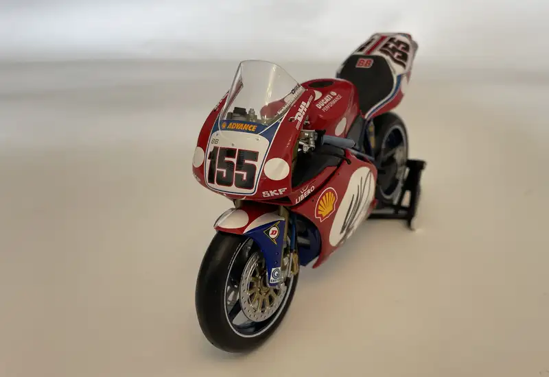 A Collection of 10 1:12th Scale Racing Bikes Signed by Their-For Sale