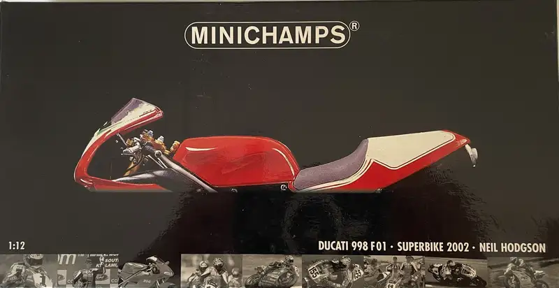 A Collection of 10 1:12th Scale Racing Bikes Signed by Their-For Sale