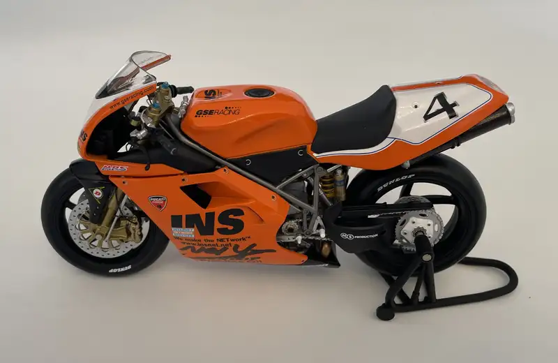 A Collection of 10 1:12th Scale Racing Bikes Signed by Their-For Sale