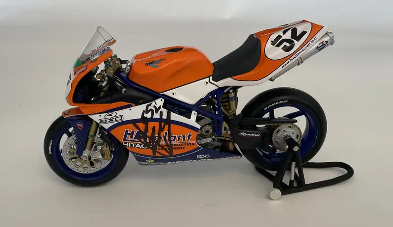 A Collection of 10 1:12th Scale Racing Bikes Signed by Their-For Sale