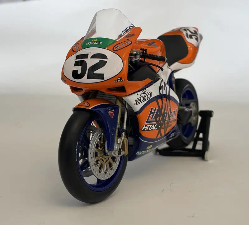 A Collection of 10 1:12th Scale Racing Bikes Signed by Their-For Sale