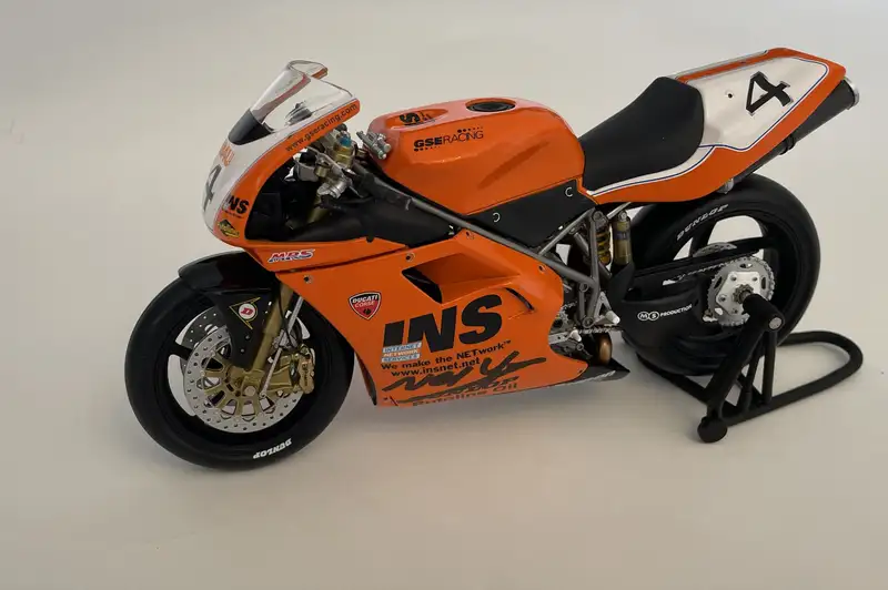 A Collection of 10 1:12th Scale Racing Bikes Signed by Their-For Sale