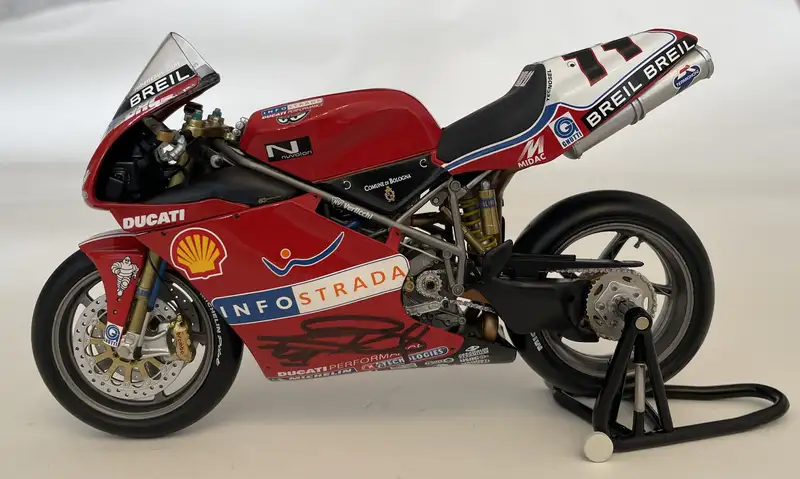 A Collection of 10 1:12th Scale Racing Bikes Signed by Their-For Sale