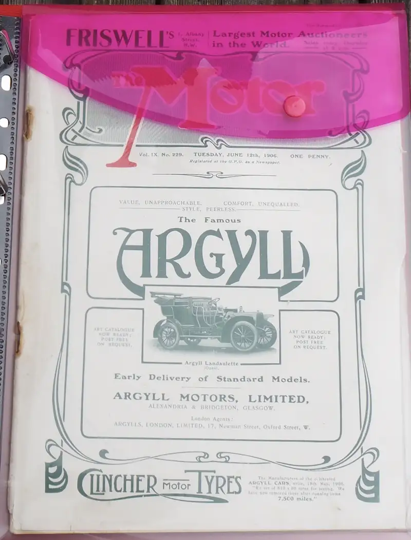 1906 The Motor Magazine Collection-Sold