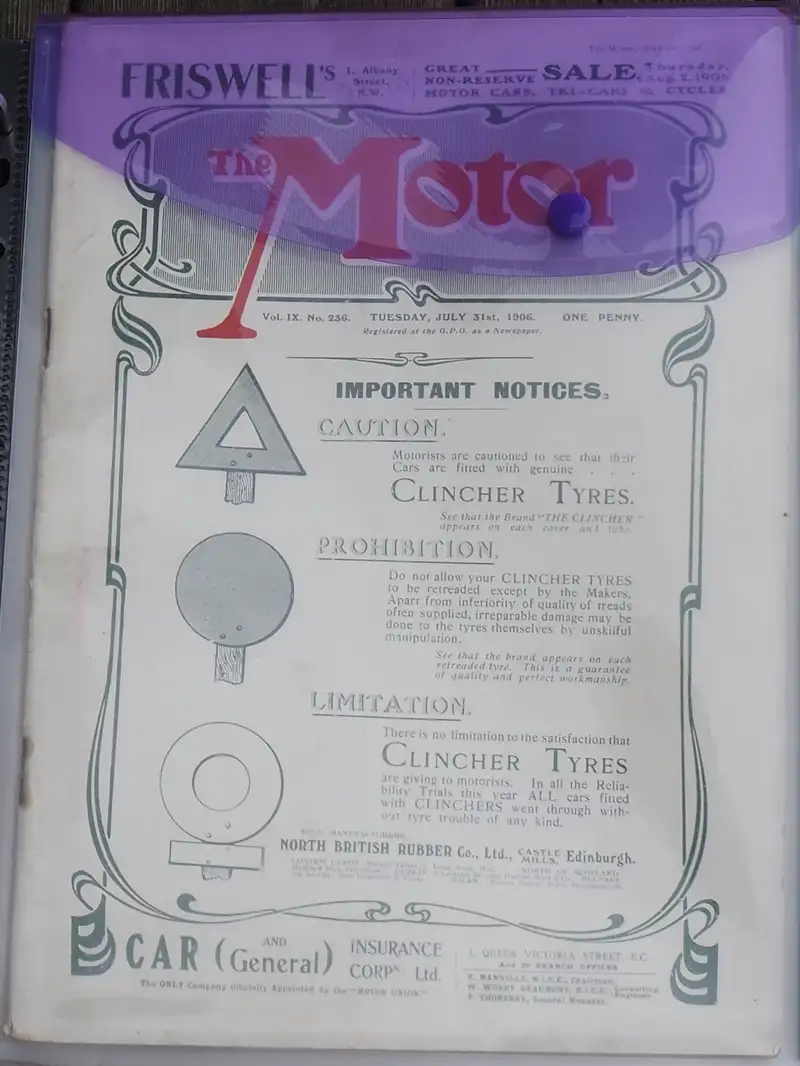 1906 The Motor Magazine Collection-Sold