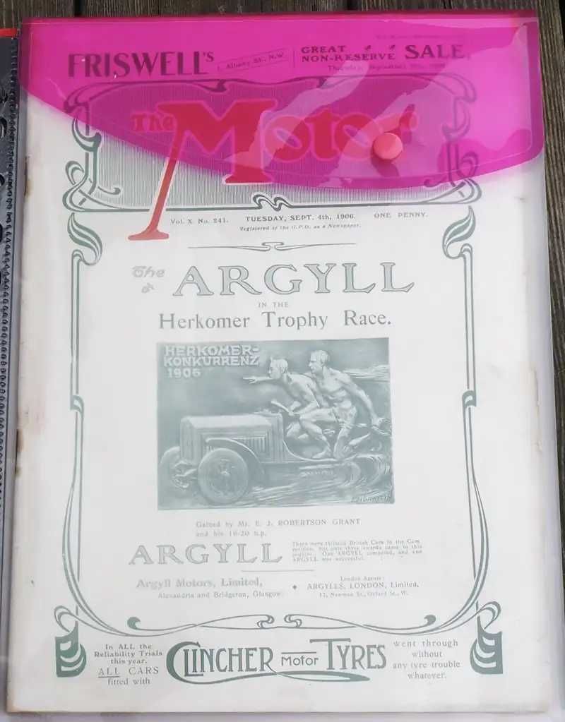 1906 The Motor Magazine Collection-Sold