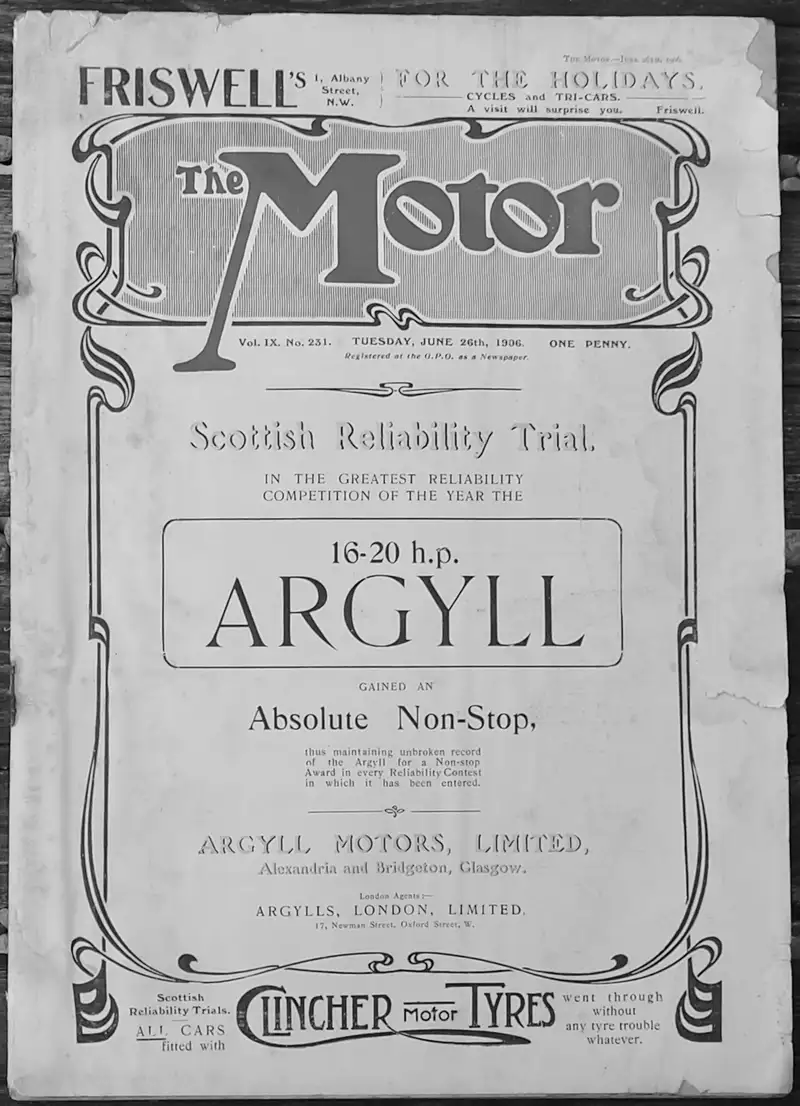 1906 The Motor Magazine Collection-Sold