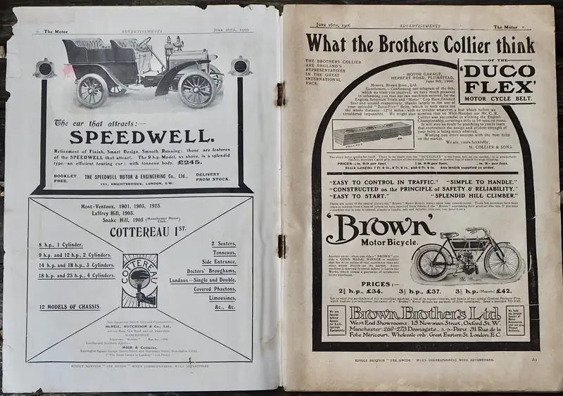 1906 The Motor Magazine Collection-Sold
