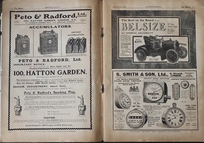 1906 The Motor Magazine Collection-Sold