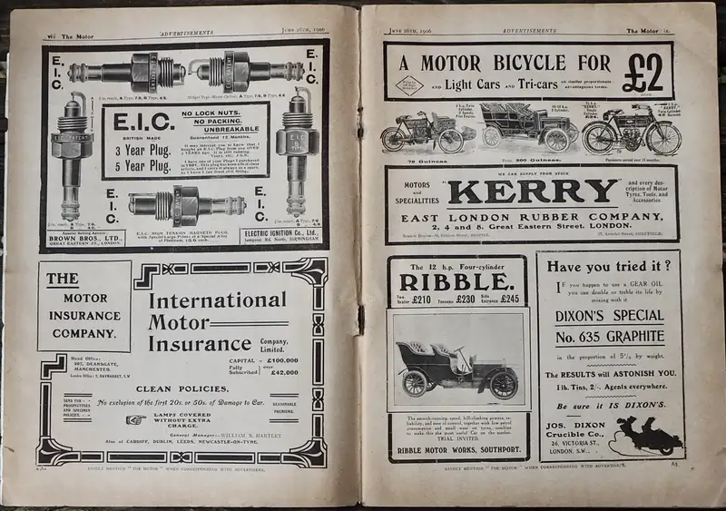 1906 The Motor Magazine Collection-Sold