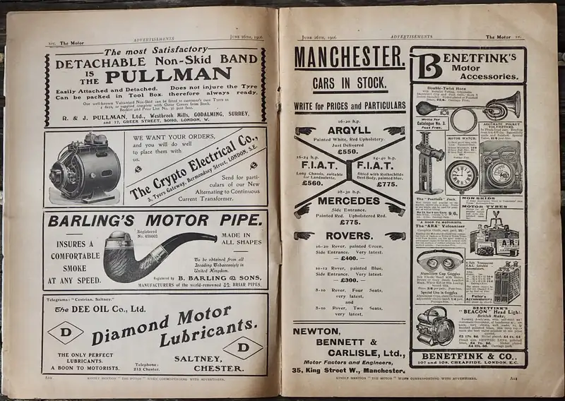 1906 The Motor Magazine Collection-Sold