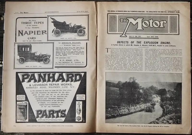 1906 The Motor Magazine Collection-Sold