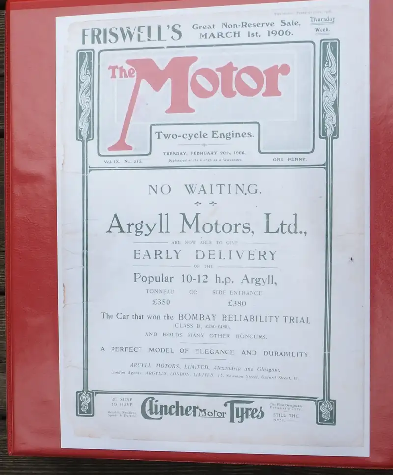 1906 The Motor Magazine Collection-Sold