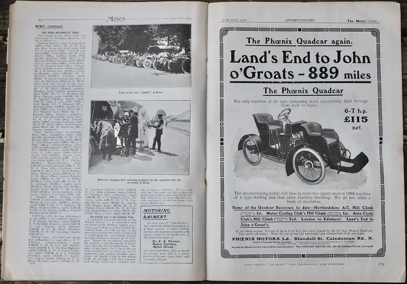 1906 The Motor Magazine Collection-Sold