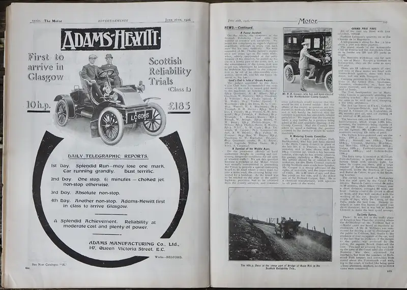 1906 The Motor Magazine Collection-Sold