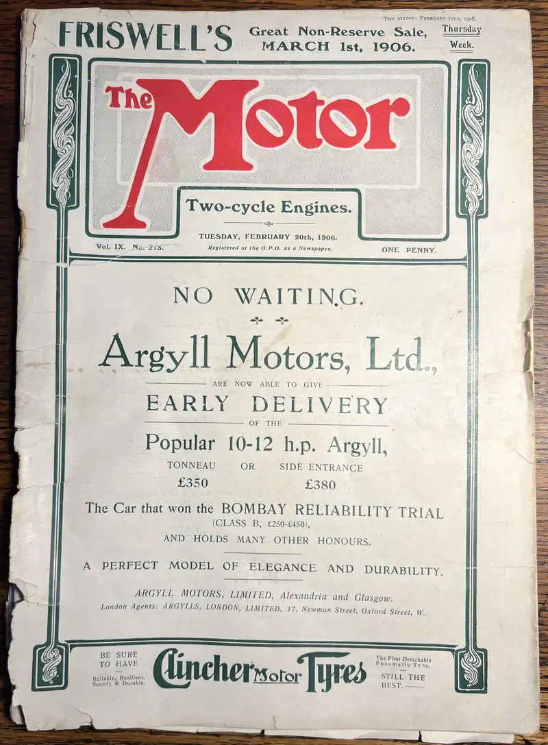 1906 The Motor Magazine Collection-Sold