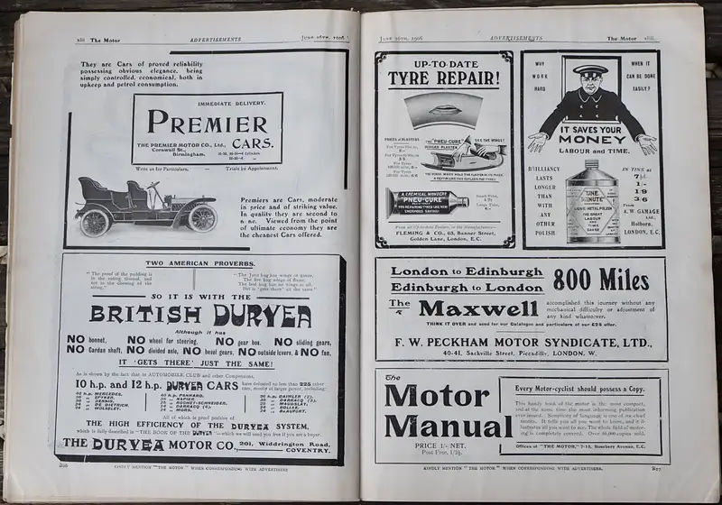 1906 The Motor Magazine Collection-Sold
