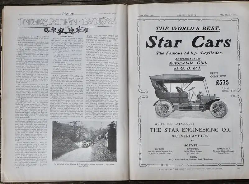 1906 The Motor Magazine Collection-Sold