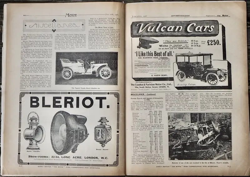 1906 The Motor Magazine Collection-Sold