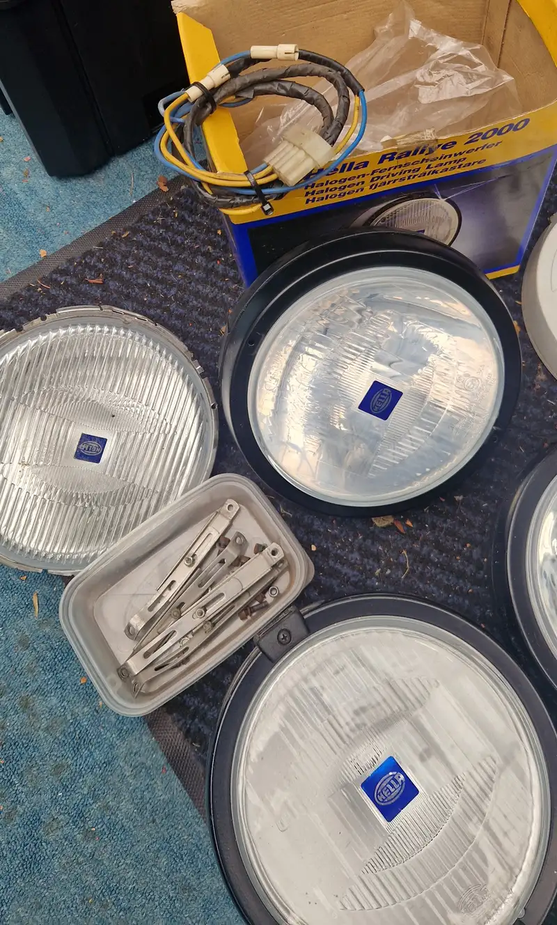 Five Hella Rallye 2000 Spot Lights-For Sale