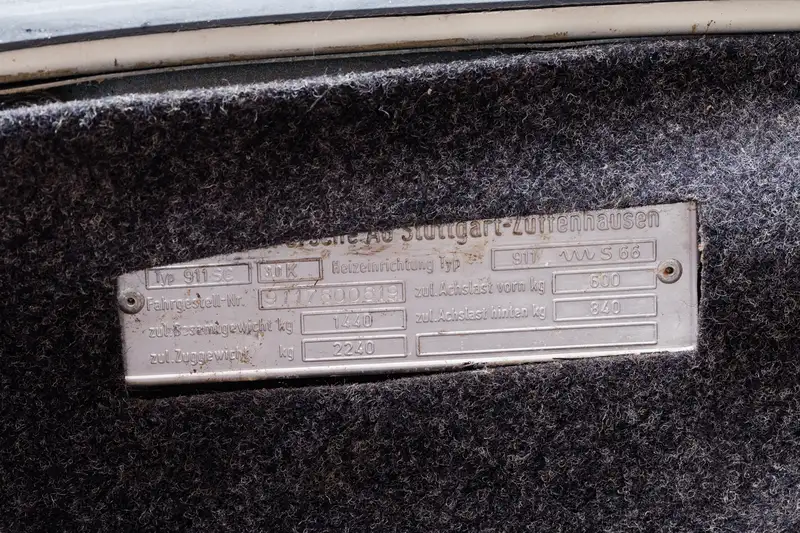 1977 Porsche 911 3.0 Carrera Sport Coupé - 'garage find'-Sold