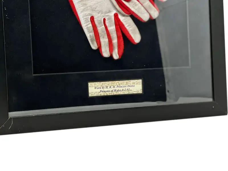 Diana, Princess of Wales Worn Nomex Racing Gloves-Sold