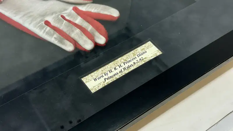 Diana, Princess of Wales Worn Nomex Racing Gloves-Sold