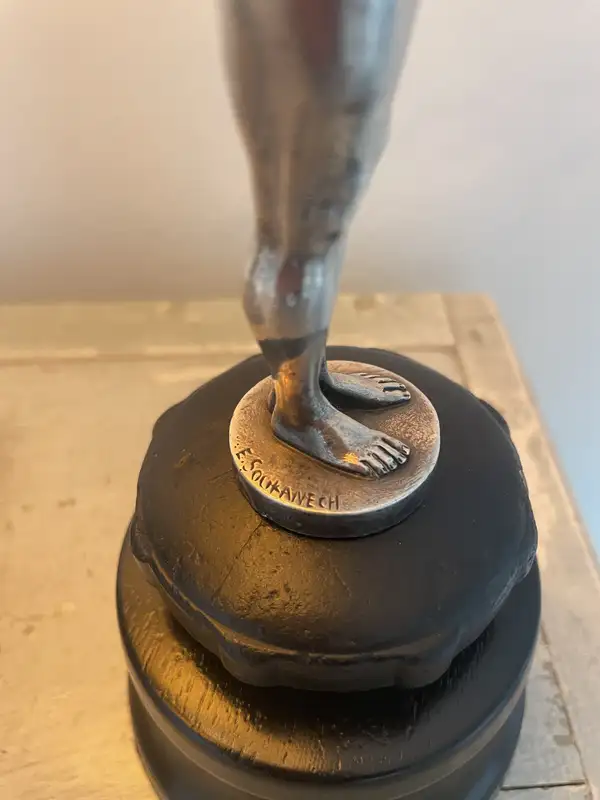 A Rare 'Erotique' Mascot by E.Soukanech, France Circa 1920s-For Sale