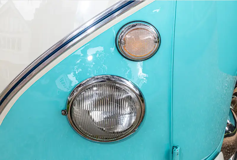 1964 Volkswagen 21 Window Deluxe Samba Microbus with 1970 Yv-Sold