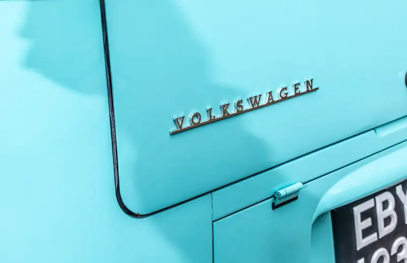 1964 Volkswagen 21 Window Deluxe Samba Microbus with 1970 Yv-Sold