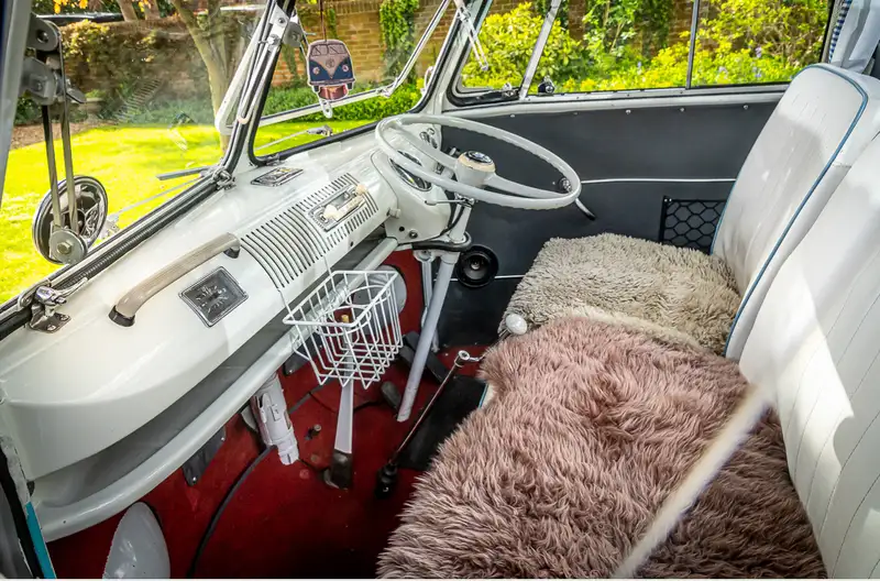 1964 Volkswagen 21 Window Deluxe Samba Microbus with 1970 Yv-Sold