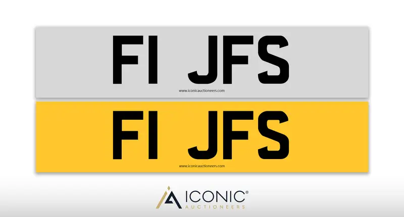 Registration Number F1 JFS-Sold