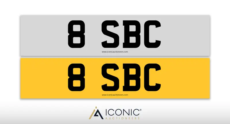 UK Registration Number 8 SBC-Sold