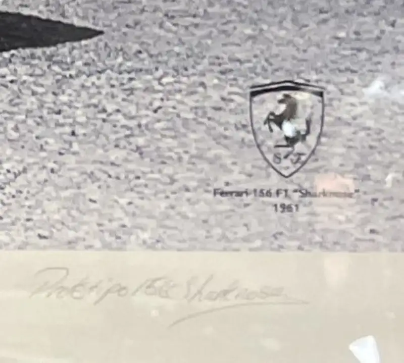 The Unmistakeable Silhoutte of the Ferrari 156 F1 Sharknose-For Sale