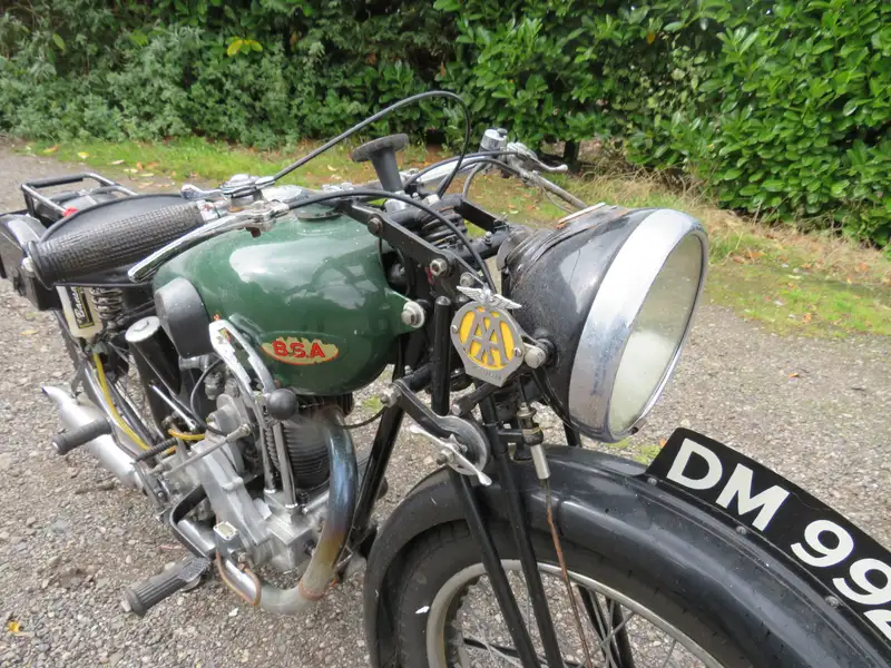 1936 BSA B18 De Luxe 249cc-Sold