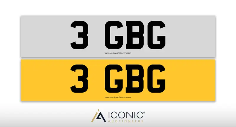 UK Registration Number 3 GBG-For Sale