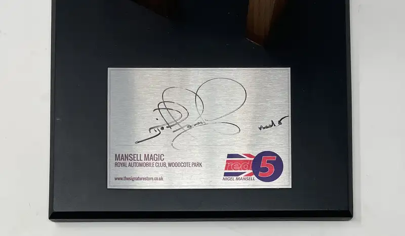 Stunning Table Centre Piece in Tribute to Nigel Mansell CBE -For Sale