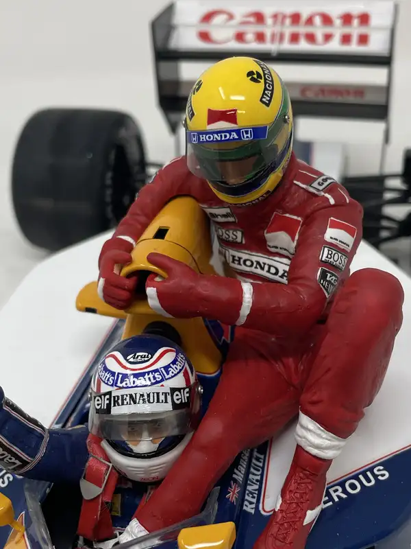 Taxi for Senna: 1:12th Scale Williams FW14 Model with a Plaq-For Sale