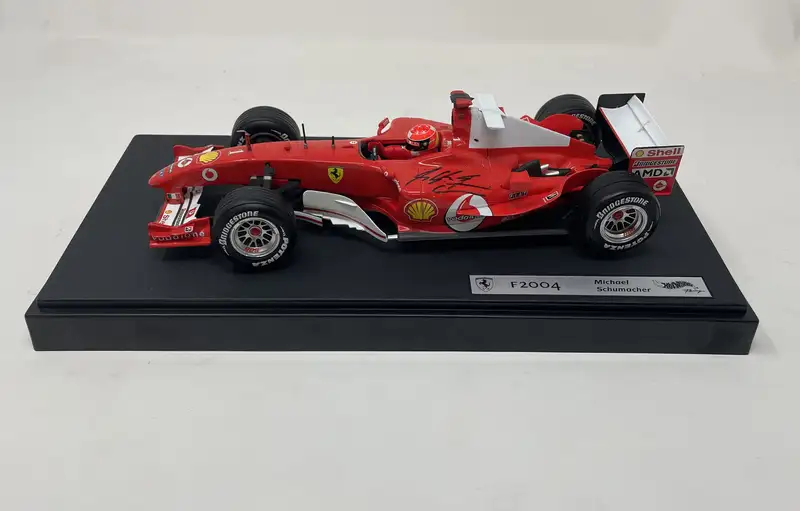 Michael Schumacher-Signed 1:18th Scale Ferrari F2004 Model i-For Sale