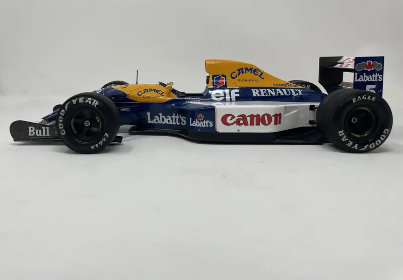 1:12th Scale Williams FW14 Model With a Plaque - Signed By N-For Sale