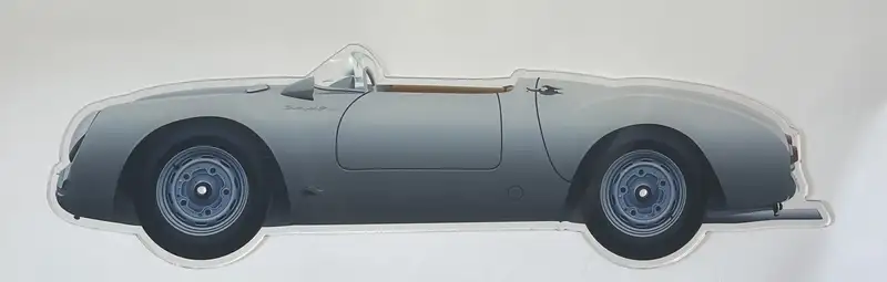 Porsche 550A Spyder Halmo Pespex Sculpture; Number Two of 99-For Sale