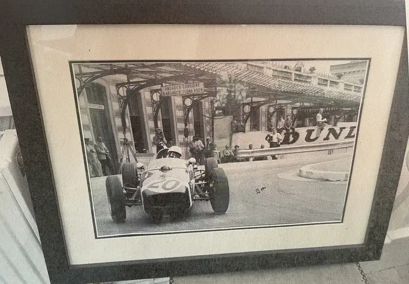 Sir Stirling Moss Pictured in His Lotus 18 at Monaco in 1961-For Sale