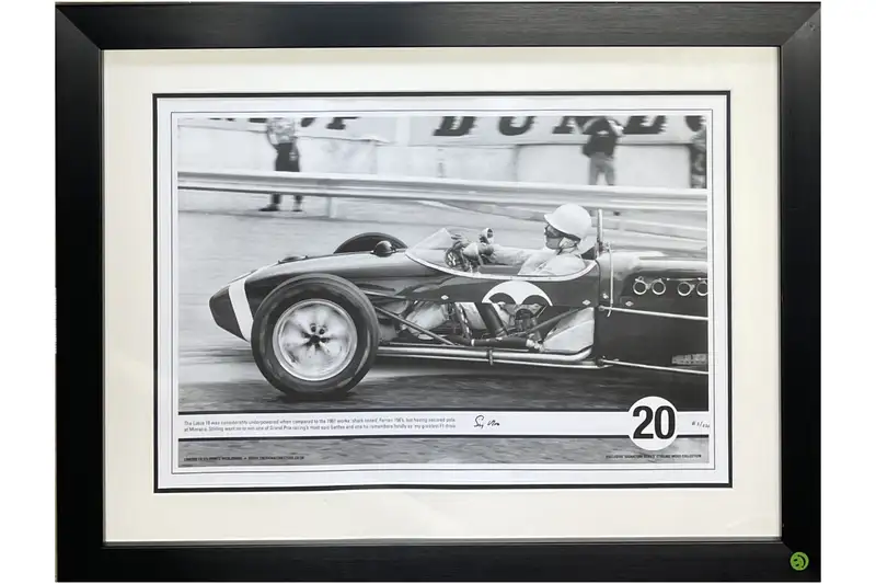 'Keeping Cool' - Sir Stirling Moss' Pedal Action Clear For A-For Sale