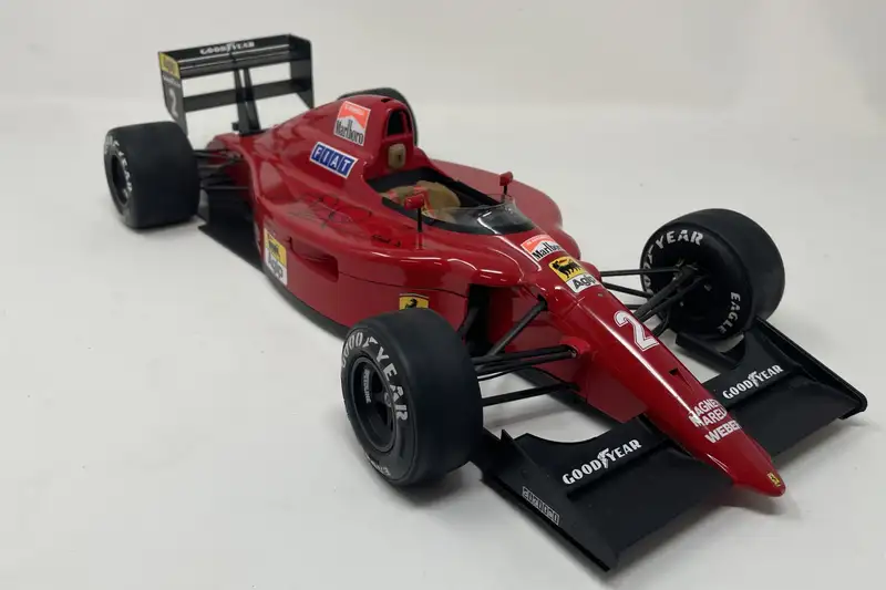Signed 1:12th Scale Hand-Built Model of Nigel Mansell CBE's -For Sale